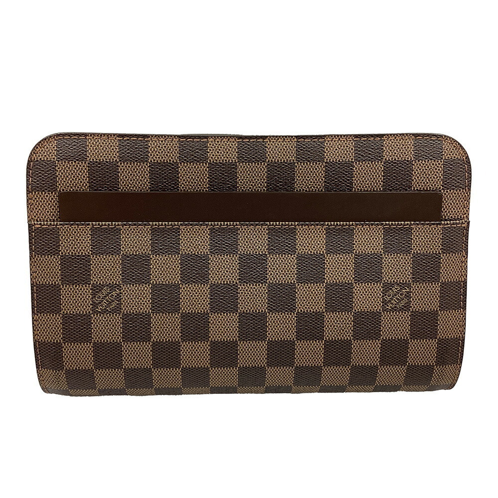 LOUIS VUITTON Saint Bag Damier Ebene Brown Shoulder brown
